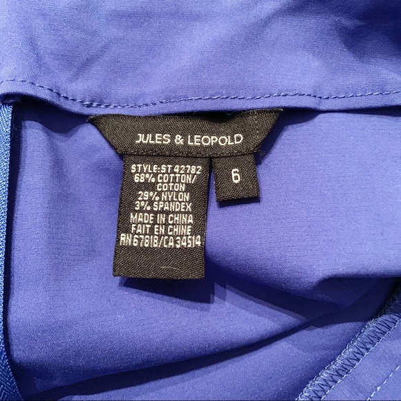 Jules & Leopold Blue Skirt - Picture 3 of 3